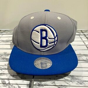Mitchell & Ness Blue Brooklyn Nets SnapBack